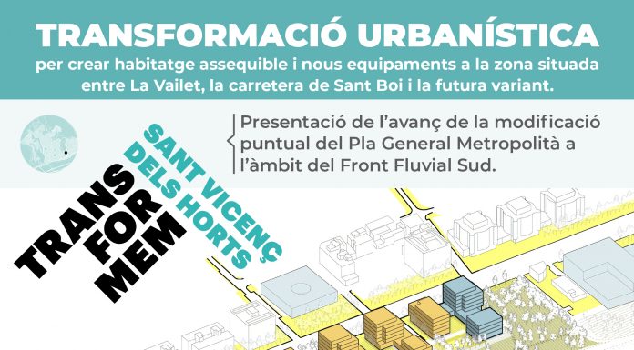 ERC de Sant Vicenç contra el Pla Urbanístic del Front Fluvial Sud