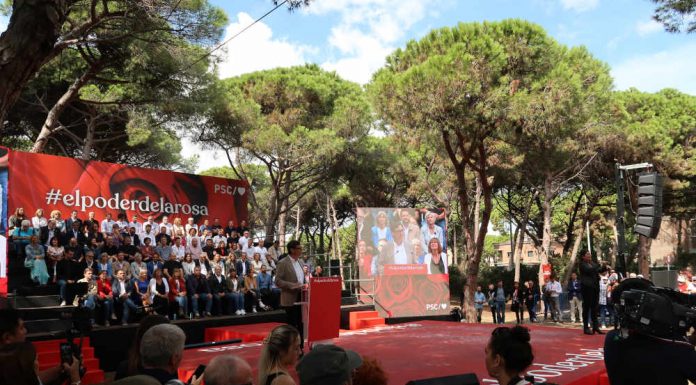 El covid de Pedro Sánchez aigualeix la Festa del PSC a Gavà