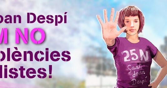 25-N: Sant Joan Despí alça la veu contra les violències masclistes
