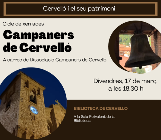 Aquest divendres, xerrada dels campaners de Cervelló