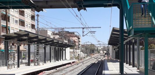 L’estació provisional de RENFE a Sant Feliu comença a funcionar aquest diumenge