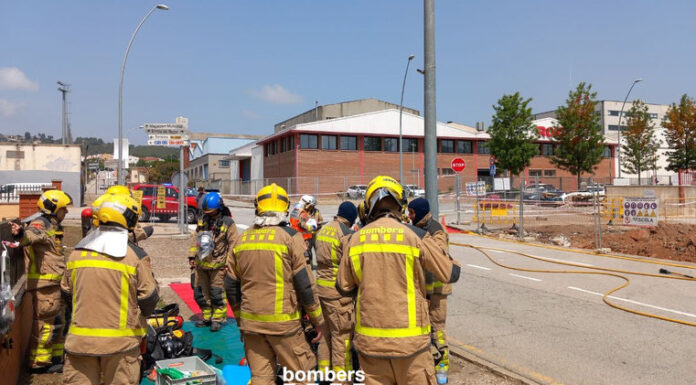 Sant Vicenç dels Horts: quatre ferits per una fuita d’amoníac líquid
