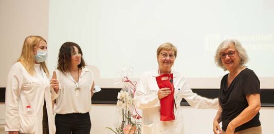 La Gerent Territorial de la Metropolitana Sud de Salut, Montserrat Figuerola, es jubila