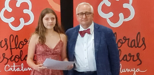 Emma Remolà, de l’Escola Mestral de Sant Feliu, guardonada en els Jocs Florals de Catalunya