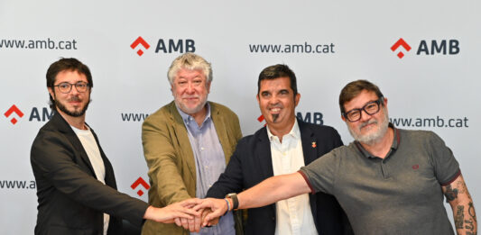 Els Grups Metropolitans PSC-CP, Junts Per Catalunya, En Comú Guanyem i ERC-AM, signen l’acord de Govern de l’AMB