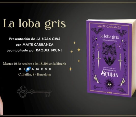 Maite Carranza publica “La loba gris”, preqüela de la Guerra de les Bruixes