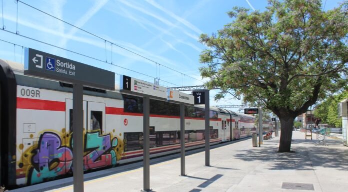 Modificacions de servei a la línia R2 Sud de Rodalies a causa de l’inici de les obres entre Castelldefels i Vilanova i la Geltrú