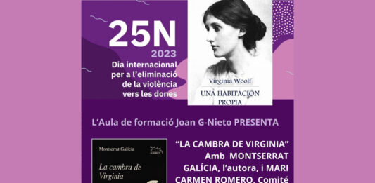 CCOO presenta el llibre “La cambra de Virginia” i organitza un acte reivindicatiu del 25N a Cornellà