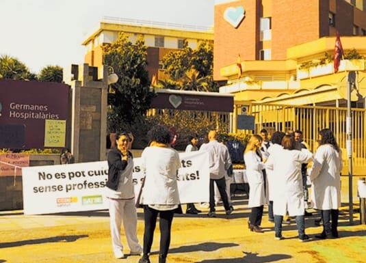 CCOO alerta sobre l’incompliment de la normativa laboral a l’Hospital Benito Menni i exigeix a CatSalut més inversions destinades a salut mental