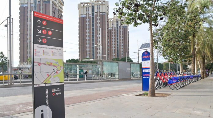 L’AMB i l’Ajuntament d’Esplugues presenten la nova àrea d’intercanvi del Pont d’Esplugues