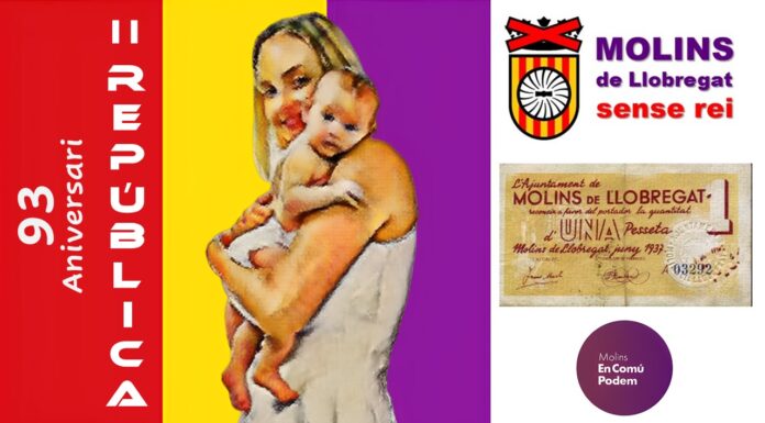14 d’abril, 93è aniversari de la República: Molins sense rei
