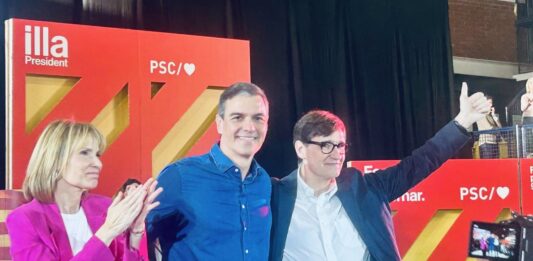 #12M: Sánchez des del Baix Llobregat assegura que “no només val la pena, sinó que estic disposat a fer front a la màquina del fang de Feijóo i Abascal”
