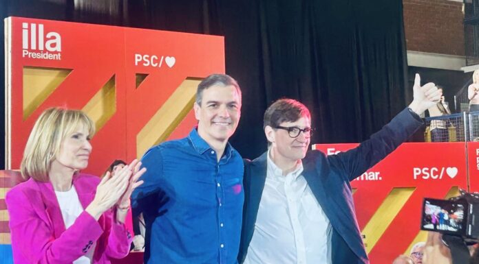 #12M: Sánchez des del Baix Llobregat assegura que “no només val la pena, sinó que estic disposat a fer front a la màquina del fang de Feijóo i Abascal”