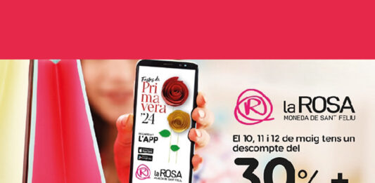 Darrer dia de Festes de Primavera a Sant Feliu, per aconseguir un 30 per cent més amb La Rosa