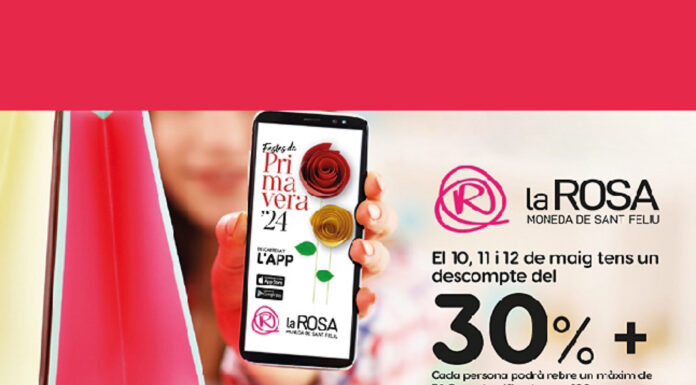 Darrer dia de Festes de Primavera a Sant Feliu, per aconseguir un 30 per cent més amb La Rosa
