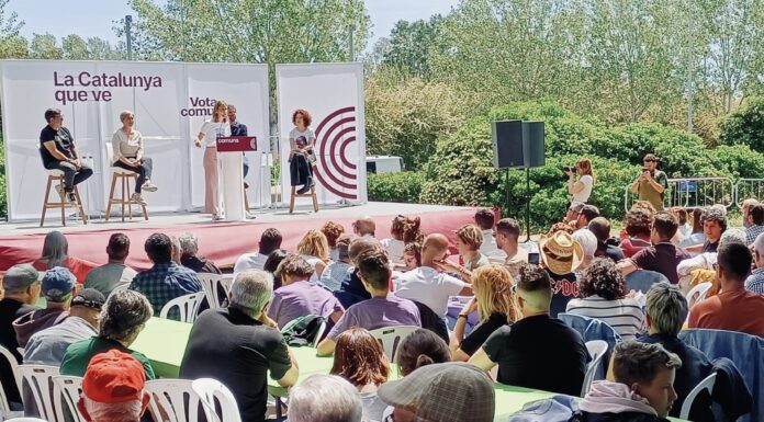 #12M: Albiach diu que Illa sembla “el líder d’una cimentera” i demana el vot als comuns per tenir “més trens i menys avions”