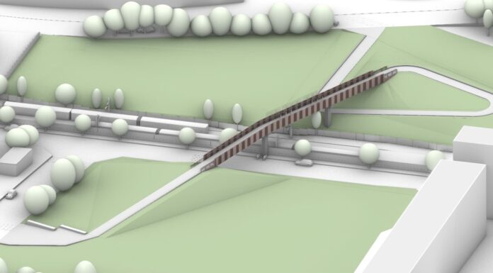 Comencen a Sant Andreu de la Barca les obres de construcció de la passarel·la per connectar el barri de la Plana i el Parc Central