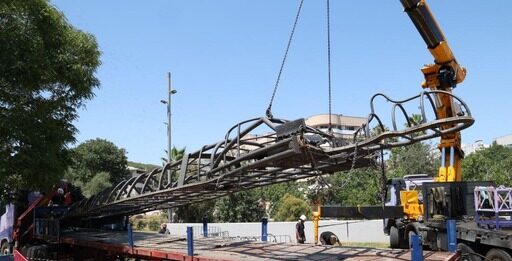 L’Ésser del Mil·lenni de Gavà marxa temporalment a Àustria per participar en el Festival Linzer Klangwolke