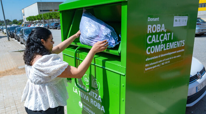 La gestió del residu tèxtil recupera més de 151 tones de roba usada al Baix Llobregat, durant el primer semestre de 2024