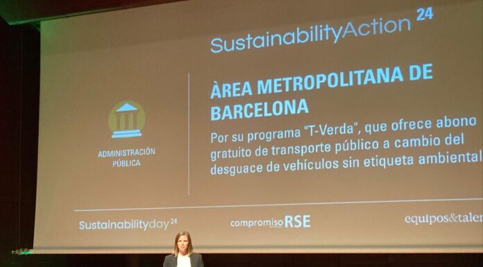 L’AMB rep un premi per la T-Verda Metropolitana, el seu títol de transport amb èmfasi especial en la sostenibilitat