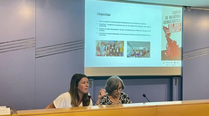 La Xarxa de Memòria Democràtica del Baix Llobregat participa en la Jornada Internacional de Memòria i Educació