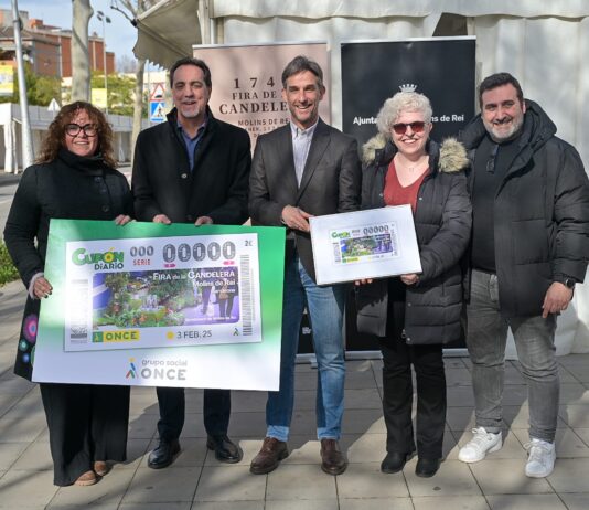 La Fira de la Candelera de Molins de Rei es mostra en 5 milions de cupons de l’ONCE
