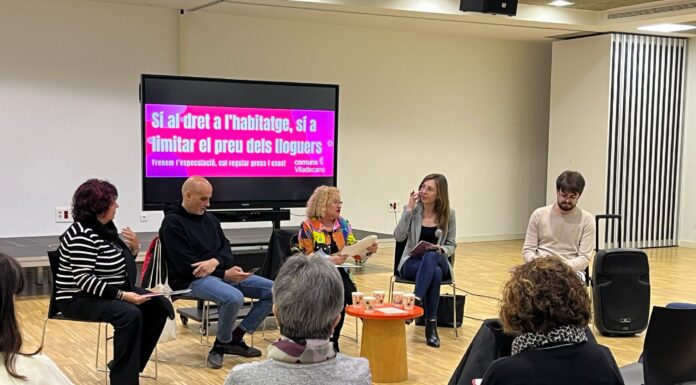 La Taula Rodona sobre habitatge organitzada per Comuns Viladecans aborda causes i solucions de la crisi de l’habitatge