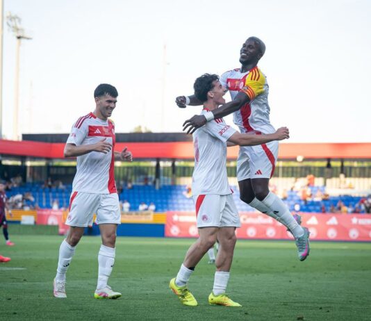 L’Estadi Johan Cruyff acull les seleccions nacionals masculina i femenina de futbol