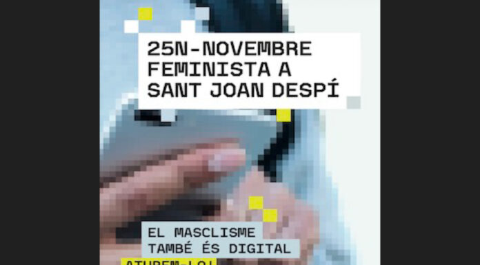 Sant Joan Despí posa el focus en les violències masclistes digitals en la commemoració del 25N