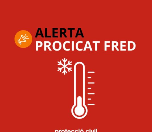 Fred intens i alerta metereològica per al dia de Reis al Baix Llobregat i a la resta de Catalunya