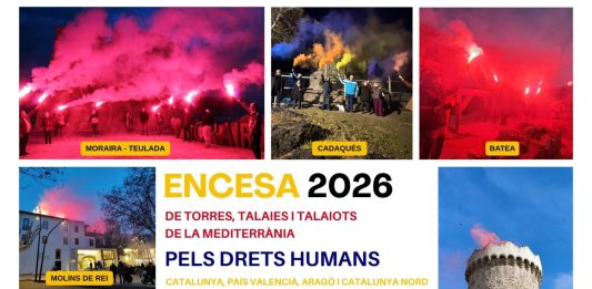 Aquest dissabte les torres de la Mediterrània es tornaran a encendre pels drets humans