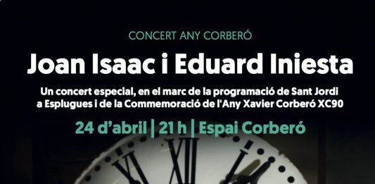 Esplugues: “Ara o Mai”, amb Joan Isaac i Eduard Iniesta, l’endemà de Sant Jordi
