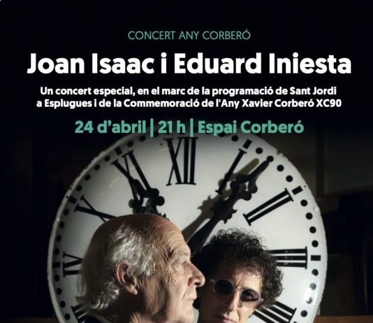 Esplugues: “Ara o Mai”, amb Joan Isaac i Eduard Iniesta, l’endemà de Sant Jordi