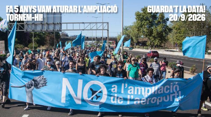 “No a l’ampliació de l’Aeroport. Ni ara ni mai”. Per Zeroport