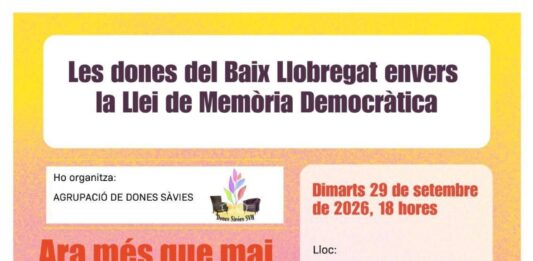 Les Dones Sàvies de Sant Vicenç parlen de la Llei de Memòria Democràtica